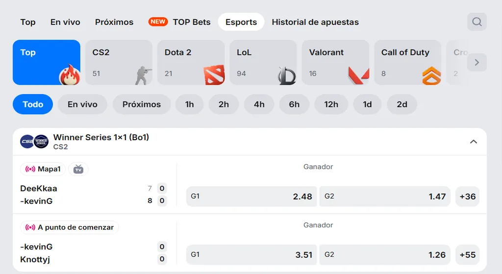Apuestas Deportivas en 1win para Colombia
