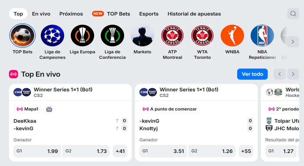 1win Casa de Apuestas Colombia Deportes en Vivo